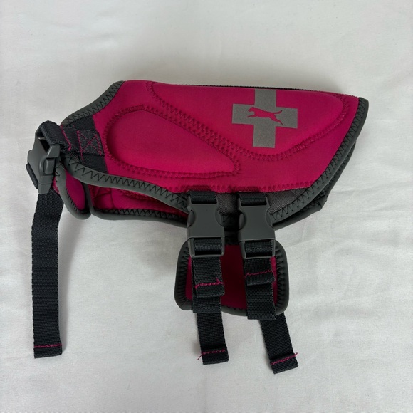 Top Paw Dog Floatation Aid Device Neoprene Life Jacket Pink X-Small 5-15 lbs - Picture 3 of 11
